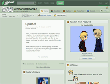 Tablet Screenshot of denmarkxromania.deviantart.com