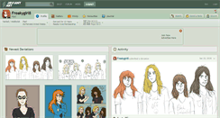 Desktop Screenshot of freakygirl8.deviantart.com