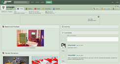 Desktop Screenshot of entangle.deviantart.com