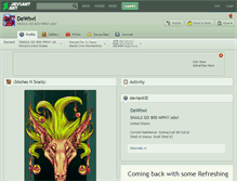 Tablet Screenshot of dewiwi.deviantart.com