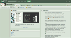 Desktop Screenshot of dawkins-art.deviantart.com