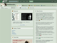 Tablet Screenshot of dawkins-art.deviantart.com