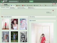 Tablet Screenshot of chulii.deviantart.com
