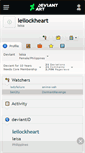 Mobile Screenshot of leilockheart.deviantart.com