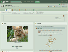 Tablet Screenshot of fiercesoul.deviantart.com