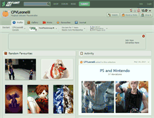 Tablet Screenshot of cpvleonelli.deviantart.com