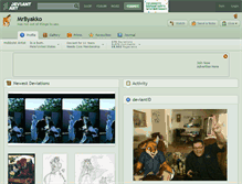 Tablet Screenshot of mrbyakko.deviantart.com