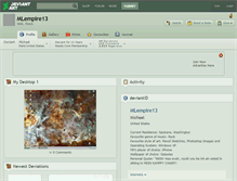 Tablet Screenshot of mlempire13.deviantart.com