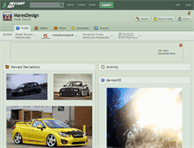 Tablet Screenshot of maresdesign.deviantart.com