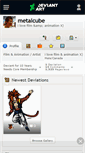 Mobile Screenshot of metalcube.deviantart.com