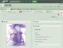 Tablet Screenshot of icosa-chan.deviantart.com