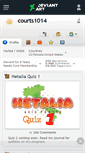 Mobile Screenshot of courts1014.deviantart.com