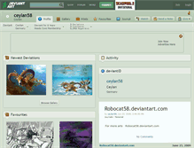 Tablet Screenshot of ceylan58.deviantart.com
