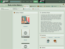 Tablet Screenshot of busty-anime-babes.deviantart.com