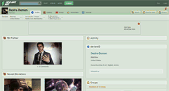 Desktop Screenshot of desire-demon.deviantart.com
