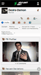 Mobile Screenshot of desire-demon.deviantart.com