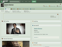 Tablet Screenshot of desire-demon.deviantart.com