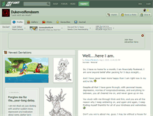 Tablet Screenshot of dukewolfendoom.deviantart.com