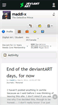 Mobile Screenshot of maddi-x.deviantart.com