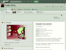 Tablet Screenshot of invader-johnny.deviantart.com