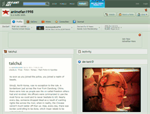 Tablet Screenshot of animefan1998.deviantart.com