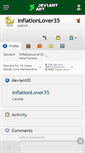 Mobile Screenshot of inflationlover35.deviantart.com