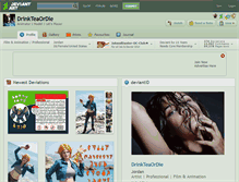 Tablet Screenshot of drinkteaordie.deviantart.com