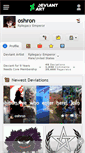 Mobile Screenshot of oshron.deviantart.com