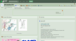 Desktop Screenshot of anti-sasuke-club.deviantart.com
