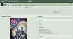 Desktop Screenshot of cah.deviantart.com