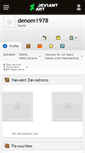 Mobile Screenshot of denom1978.deviantart.com