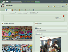 Tablet Screenshot of cplcustard.deviantart.com