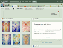 Tablet Screenshot of kashaja9.deviantart.com