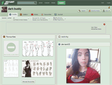 Tablet Screenshot of dark-buddy.deviantart.com