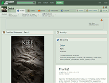 Tablet Screenshot of delt4.deviantart.com
