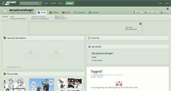 Desktop Screenshot of decepticonsfangirl.deviantart.com