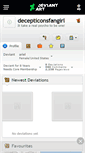 Mobile Screenshot of decepticonsfangirl.deviantart.com