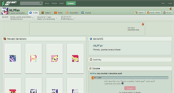 Desktop Screenshot of mlpfan.deviantart.com