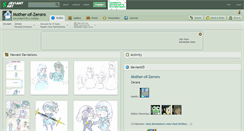 Desktop Screenshot of mother-of-zeroro.deviantart.com