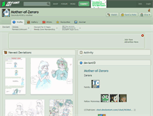 Tablet Screenshot of mother-of-zeroro.deviantart.com