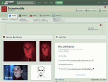 Tablet Screenshot of en-joyyourlife.deviantart.com