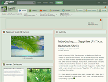 Tablet Screenshot of justdc.deviantart.com