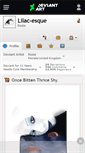 Mobile Screenshot of lilac-esque.deviantart.com