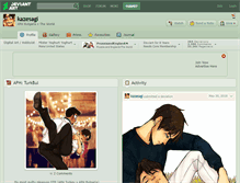 Tablet Screenshot of kazesagi.deviantart.com