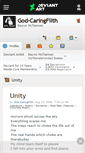 Mobile Screenshot of god-caringfilth.deviantart.com