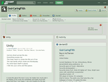 Tablet Screenshot of god-caringfilth.deviantart.com