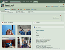 Tablet Screenshot of happy-friend.deviantart.com