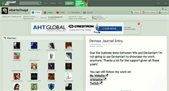 Desktop Screenshot of albertochuqui.deviantart.com