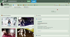 Desktop Screenshot of angelthai.deviantart.com