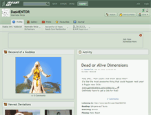 Tablet Screenshot of dasmentor.deviantart.com